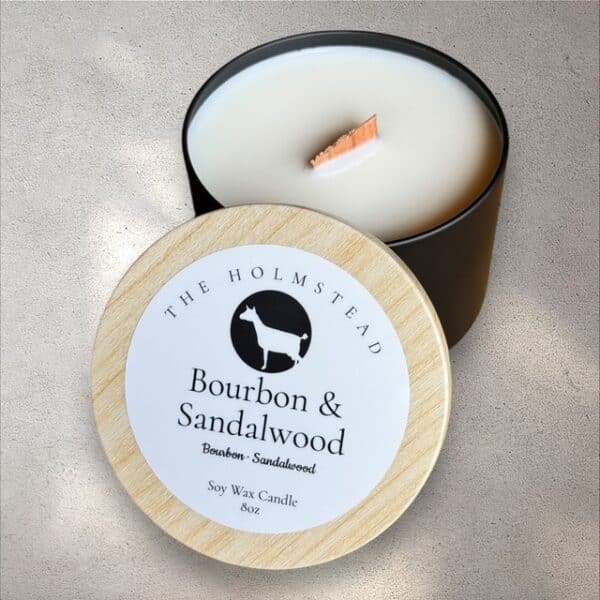 Bourbon & Sandalwood-Candle